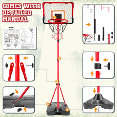 Meland indoor family-friendly basketball hoop for shared fun.
