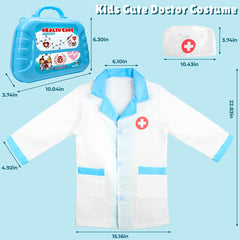 Meland doctor coat and hat for immersive dress-up play