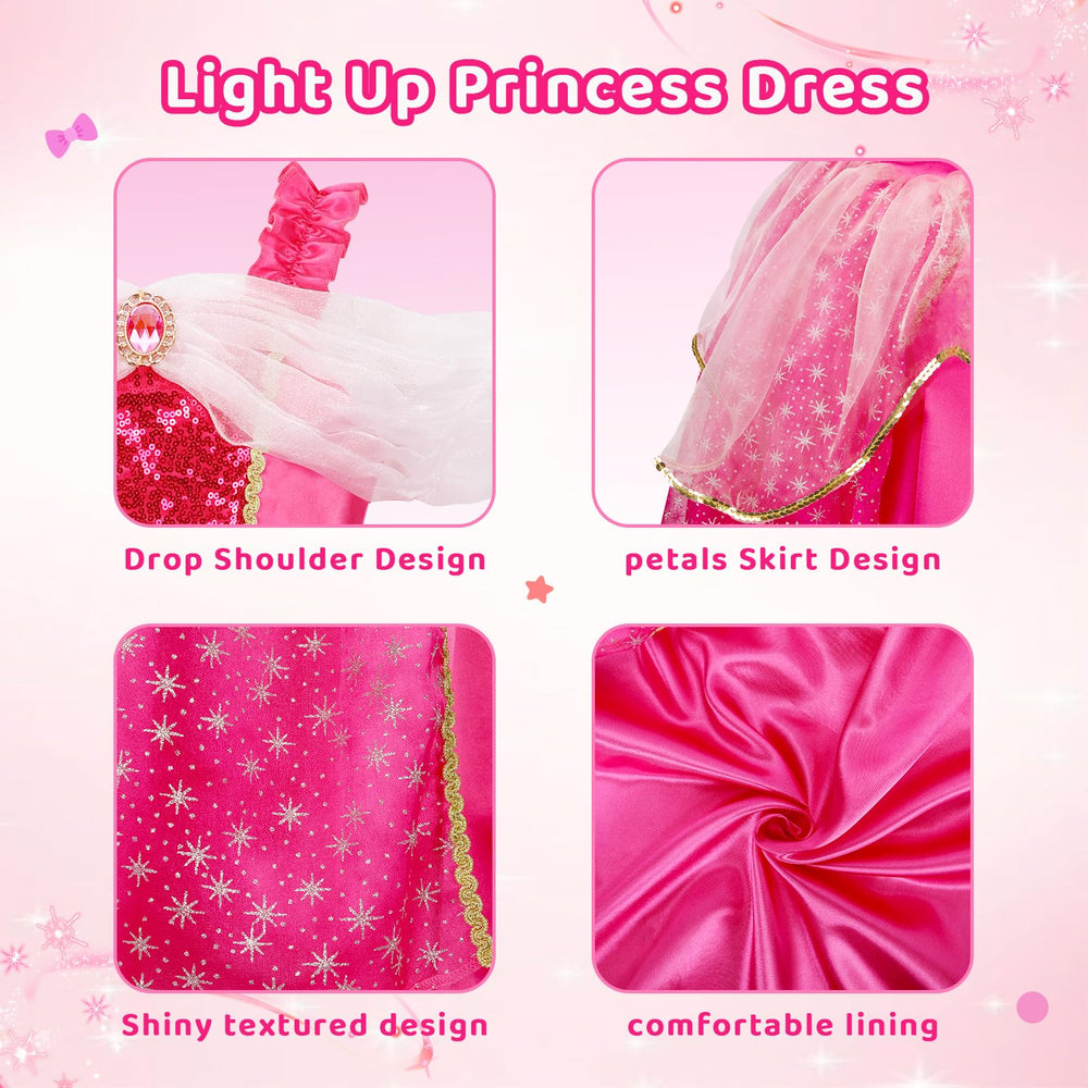 Meland accessory set with gloves, tiara, and wand ready for play