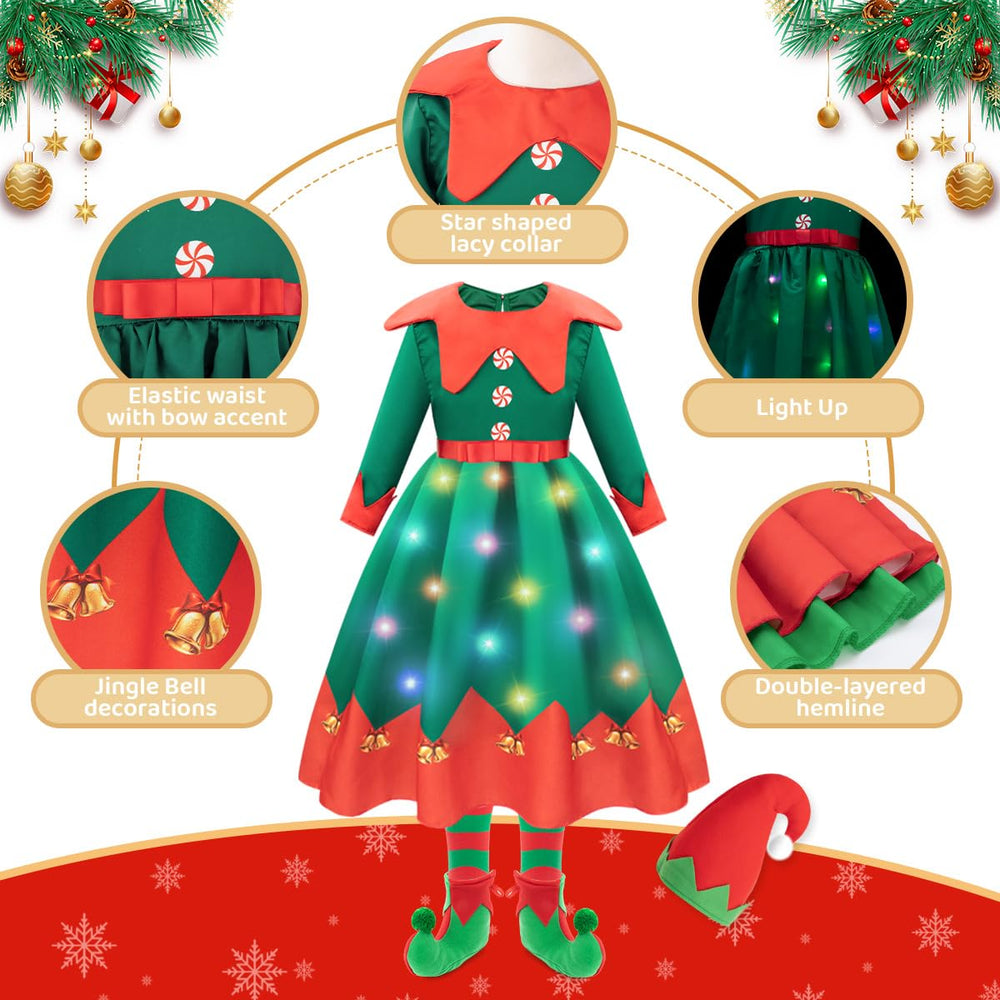 Meland elf costume hat adds playful holiday charm and warmth for outdoor events