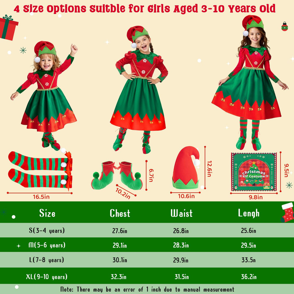 Meland velvet red top with green collar for classic Christmas style.