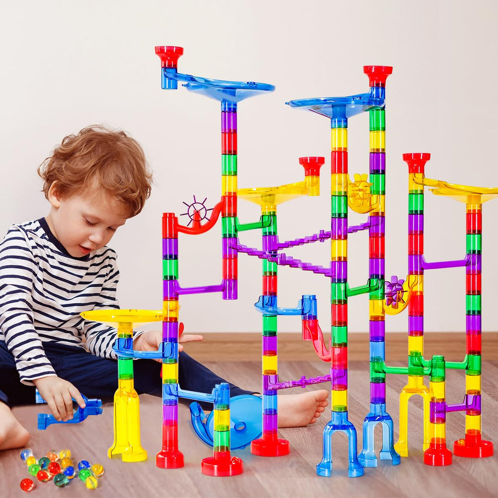 Meland family-building-time visuals invite parents and kids to bond over STEM play.