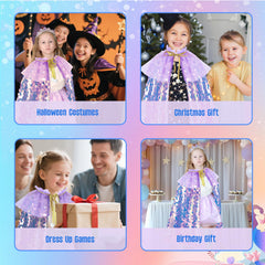 Meland five-color mermaid capes expand dress-up wardrobe options