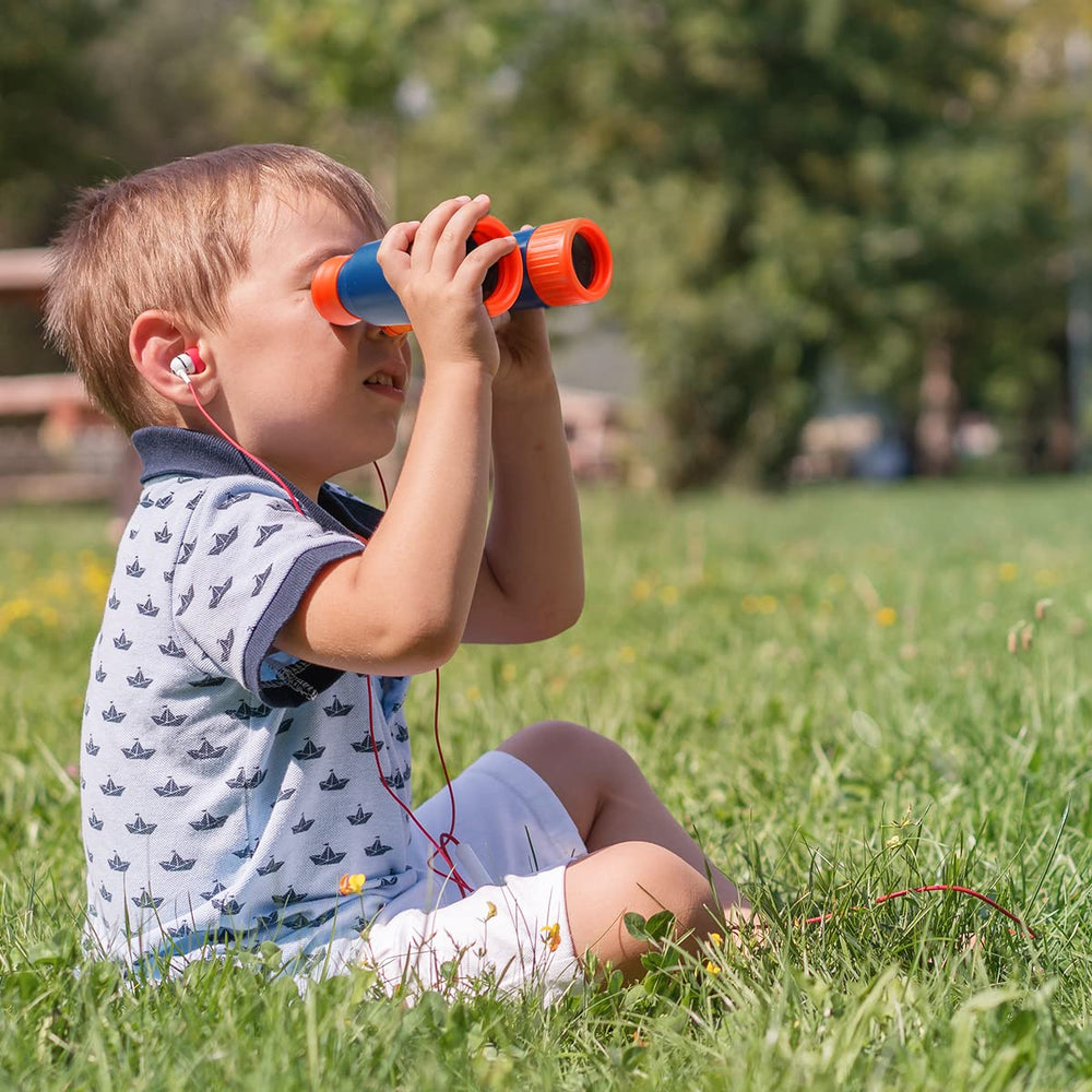 Meland Kids Camping Set binoculars invite kids to spot distant details and wildlife.