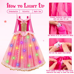 Meland Princess Dress light-up headband adds sparkle to playtime