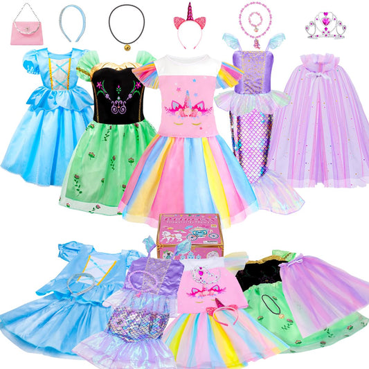 Meland princess dress set top for imaginative play and mix-and-match outfits.