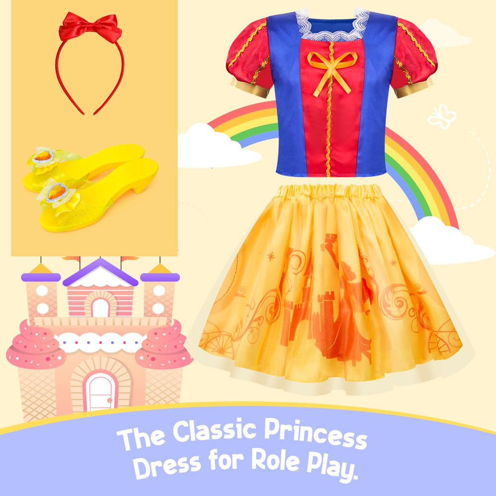Meland crown and jewelry set enhances pretend play with a regal look.