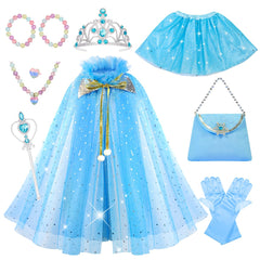Meland Princess dress-up set full view showcases the complete costume.