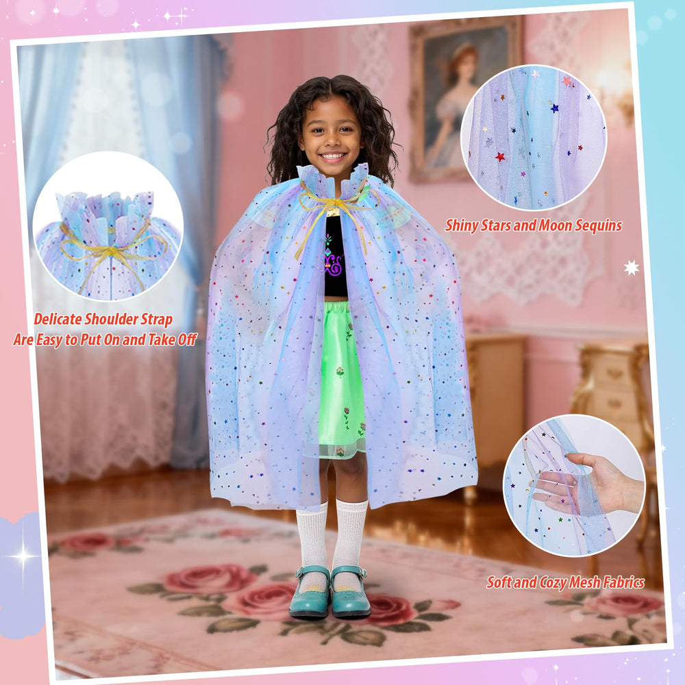 Meland Princess Dress Up pink dress for magical make-believe moments and easy dressing.