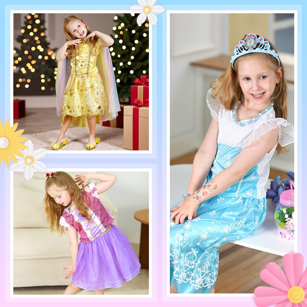 Meland Princess necklace adds sparkle and completes costumes.