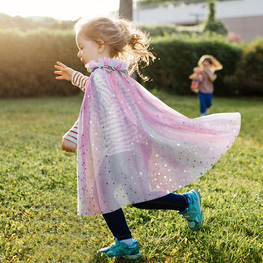 Meland princess wand included for imaginative play and celebration.