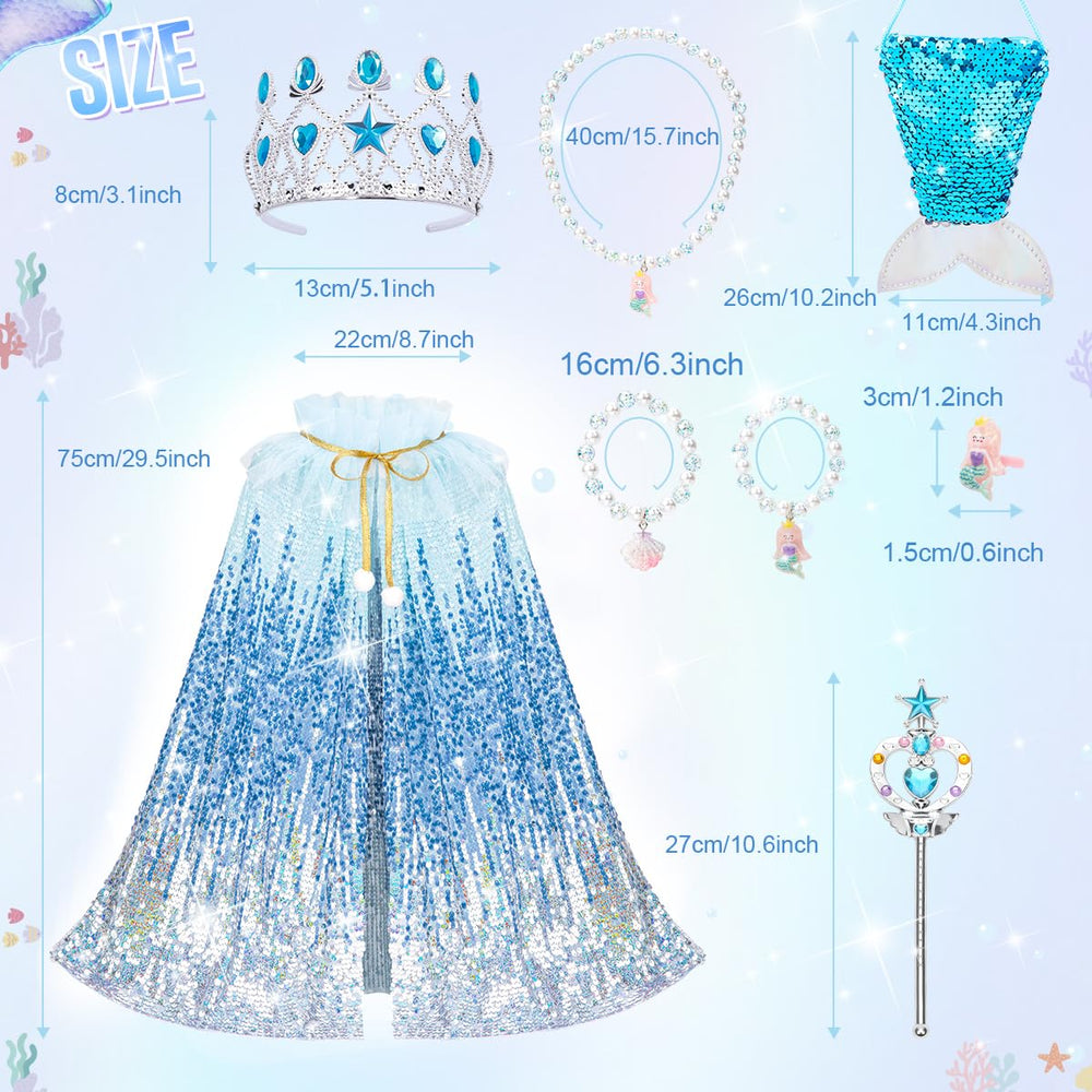 Meland rainbow colors add versatile fashion for princess roles.