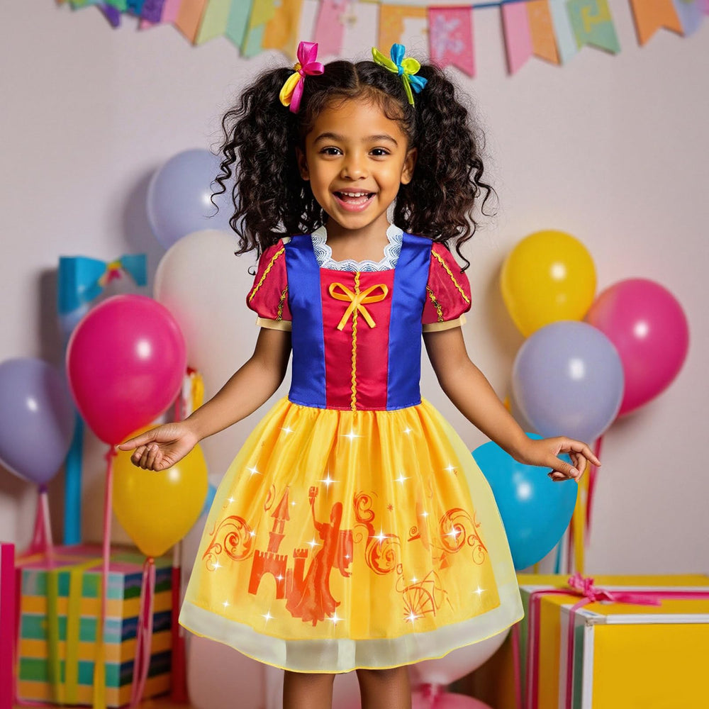 Meland soft breathable polyester material for kid-friendly dress-up wear