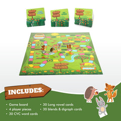 Melby Toys Word Seeds durable reading game designed for little hands and classrooms