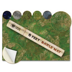 Melee Mats battle mat 48x72 rolled for easy transport and setup.