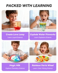 Melican 80+ Science Kit crystal growth activity supports observation skills.