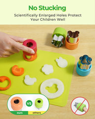 Melican compact cutting boards show kid-friendly prep spaces for small hands.