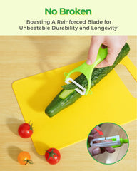 Melican food shape cutters demonstrate creative snack shaping during lunch prep.