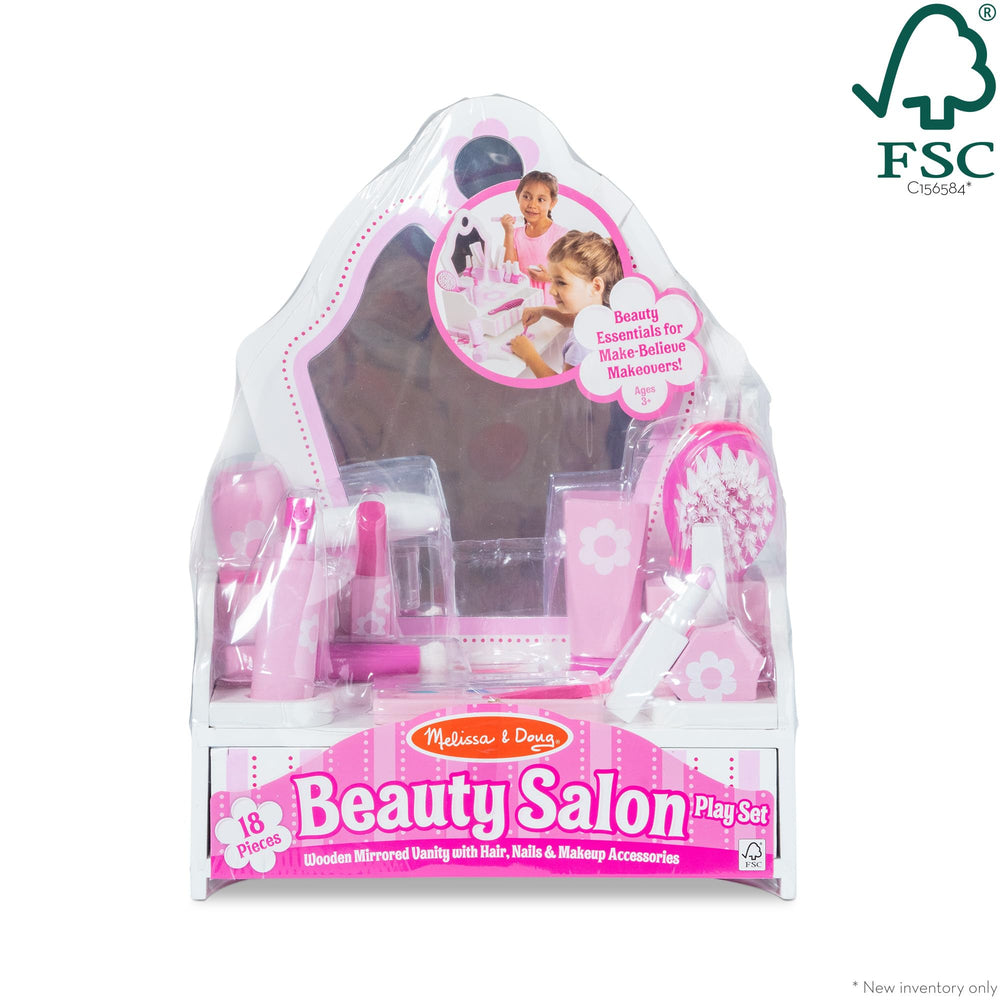 Melissa & Doug comb supports detangling mock sessions and smooth hair styling.