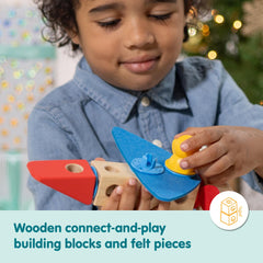 Melissa & Doug Blockables Vehicles play figures support social pretend play