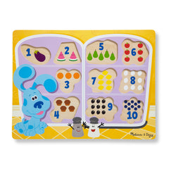 Melissa & Doug Blue's Clues & You! fridge food milk carton introduces simple counting with familiar items