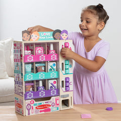 Melissa & Doug customizable sign and activity card showing guided learning benefit