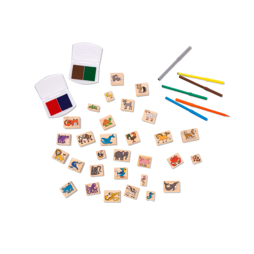 Melissa & Doug ink pads red-blue for bold colors