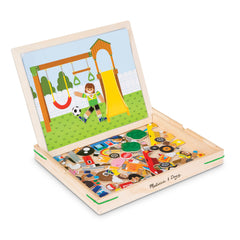 Double-sided farm background card from Melissa & Doug