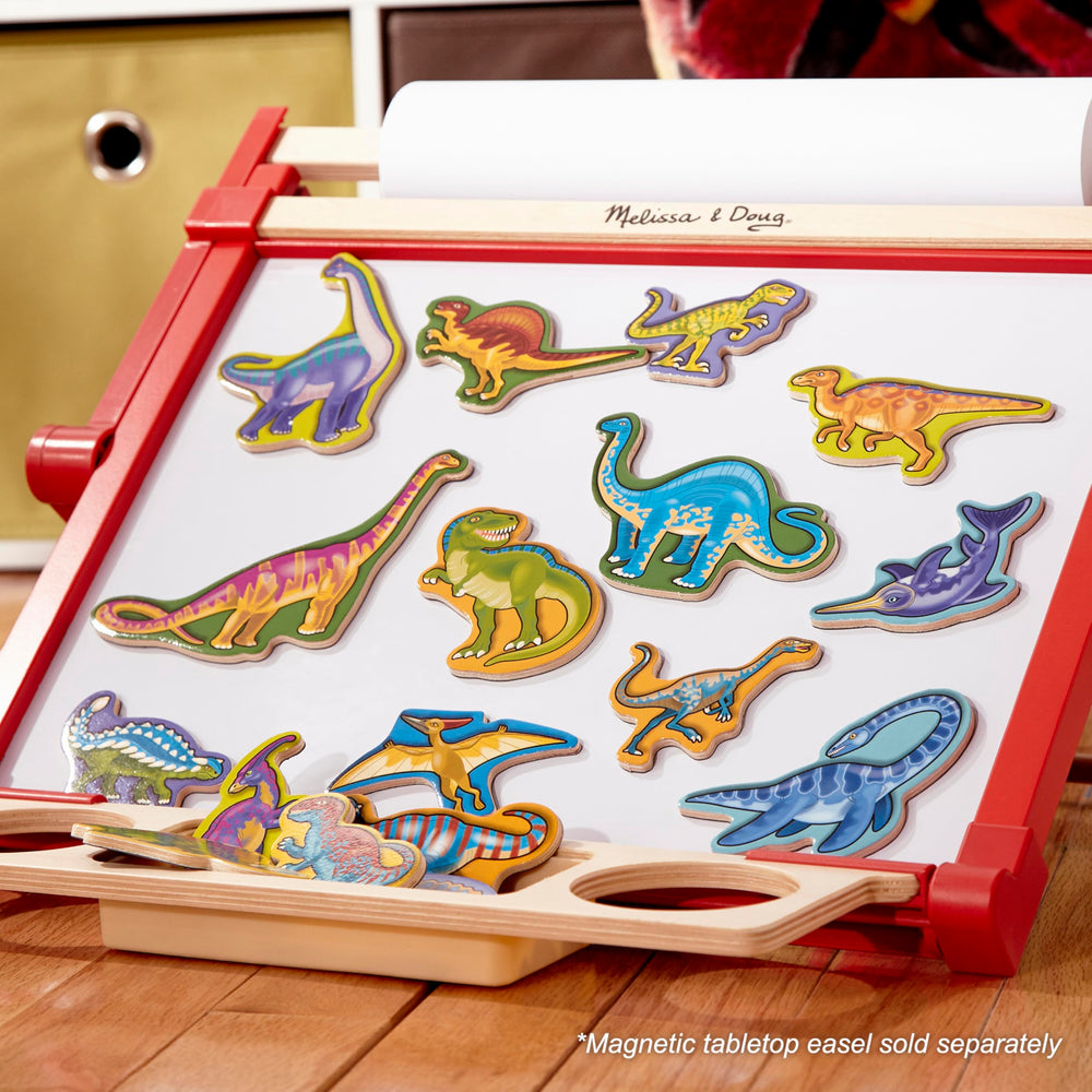 Melissa & Doug magnetic dinosaurs enable quick cleanup after play