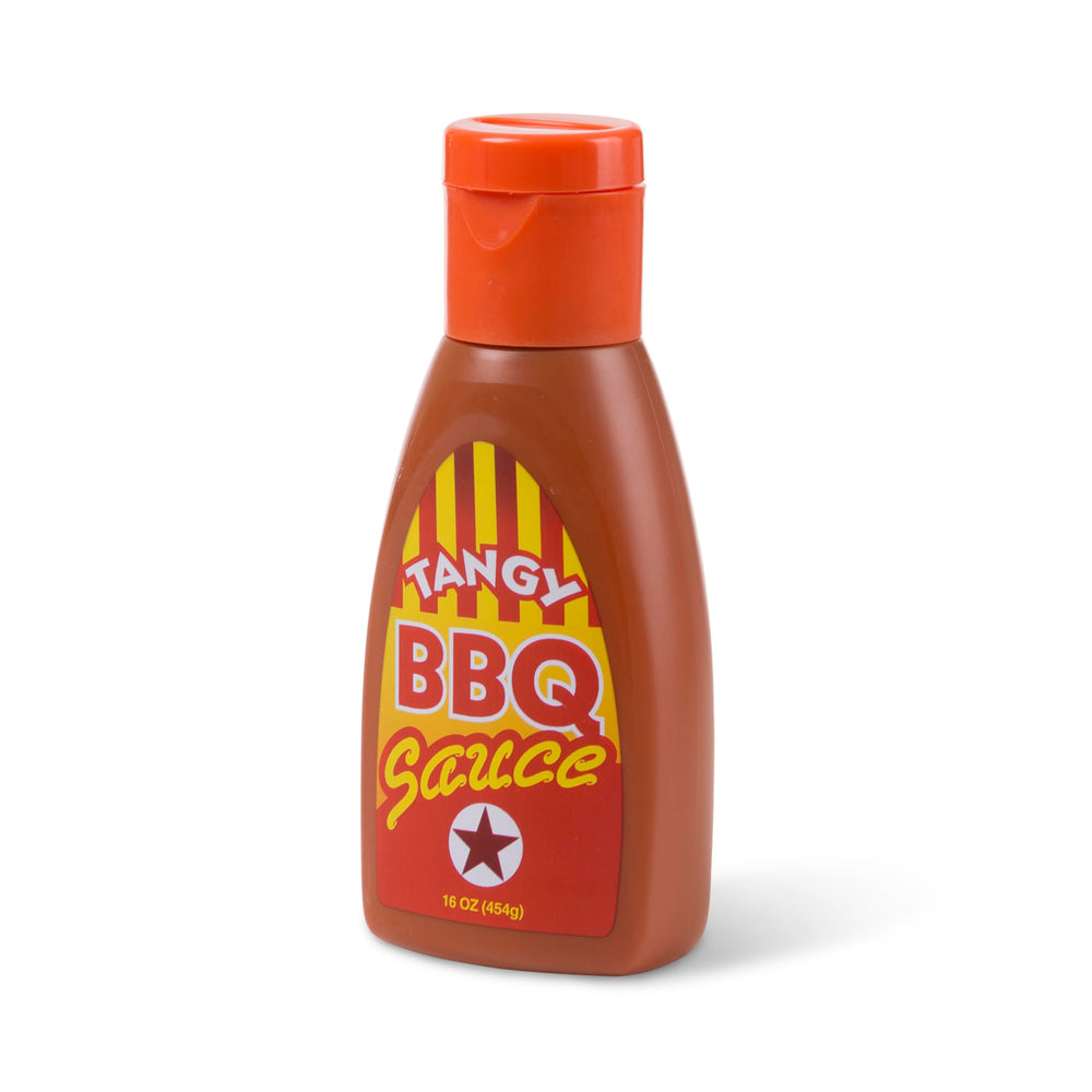 Melissa & Doug ketchup bottle tilts for fun condiment squirts.