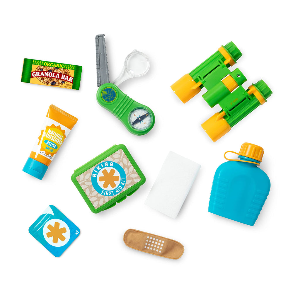 Melissa & Doug Let’s Explore compass and magnifier multi-tool for trail navigation and discovery.