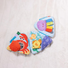 Melissa & Doug Ocean Tummy Time Triangle pairs with play gyms for extended tummy time