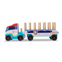 Blocks include letters and numbers to support recognition and early literacy.