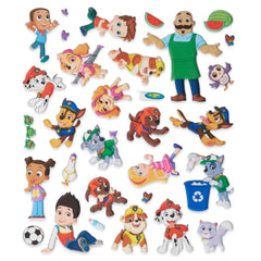 PAW Patrol restickable puffy stickers on Jungle scene for vibrant adventures