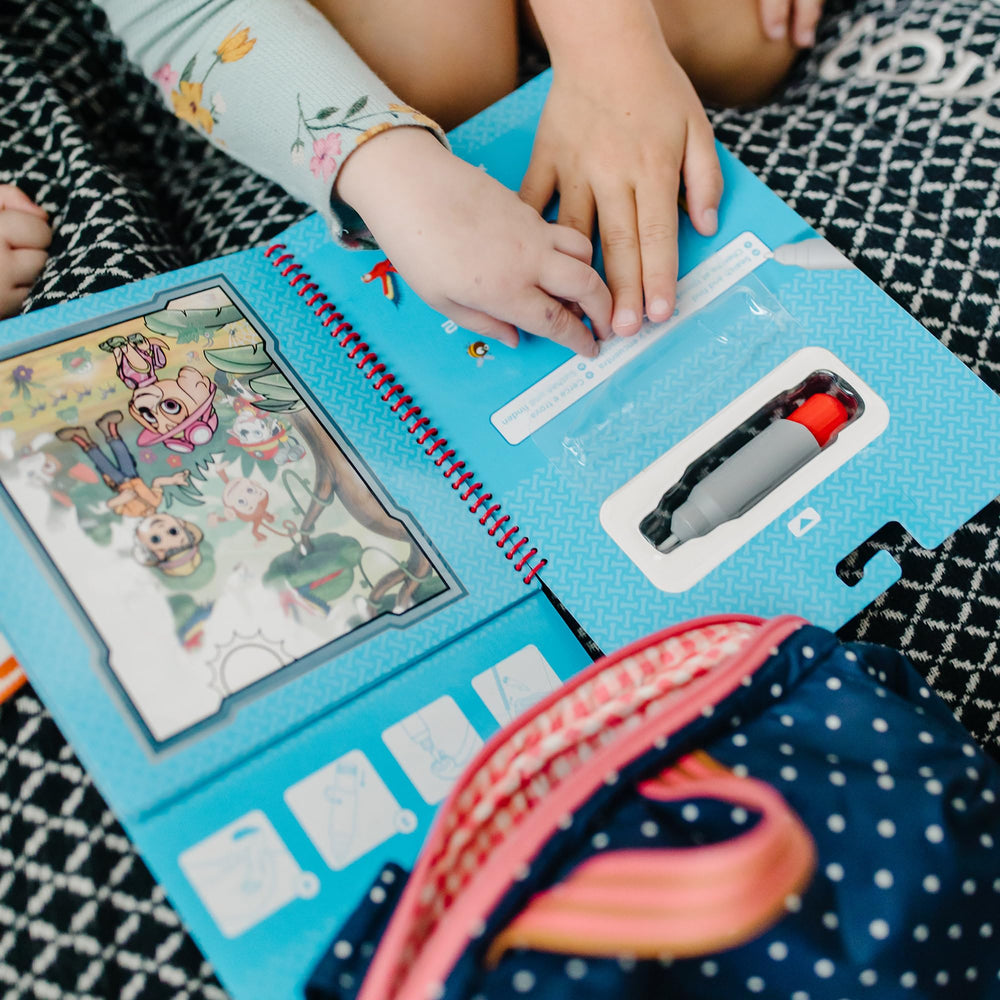 Melissa & Doug Paw Patrol Water Wow spiral-bound pad, travel-friendly design.