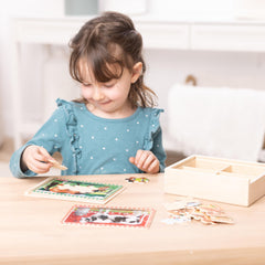 Melissa & Doug pig puzzle featuring friendly farm imagery for curious minds