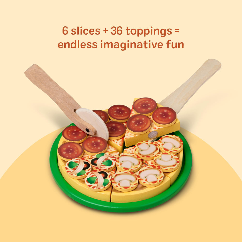Melissa and Doug Pizza Party pairs with kids' kitchens for immersive play experiences