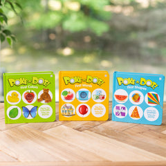 Melissa & Doug Poke-a-Dot First Colors brown bear supports vocabulary and descriptive skills