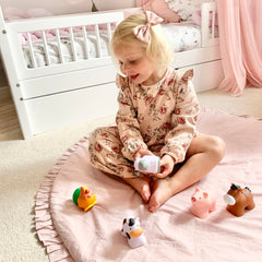 Melissa & Doug Pop Blocs horse assembled for fine motor play