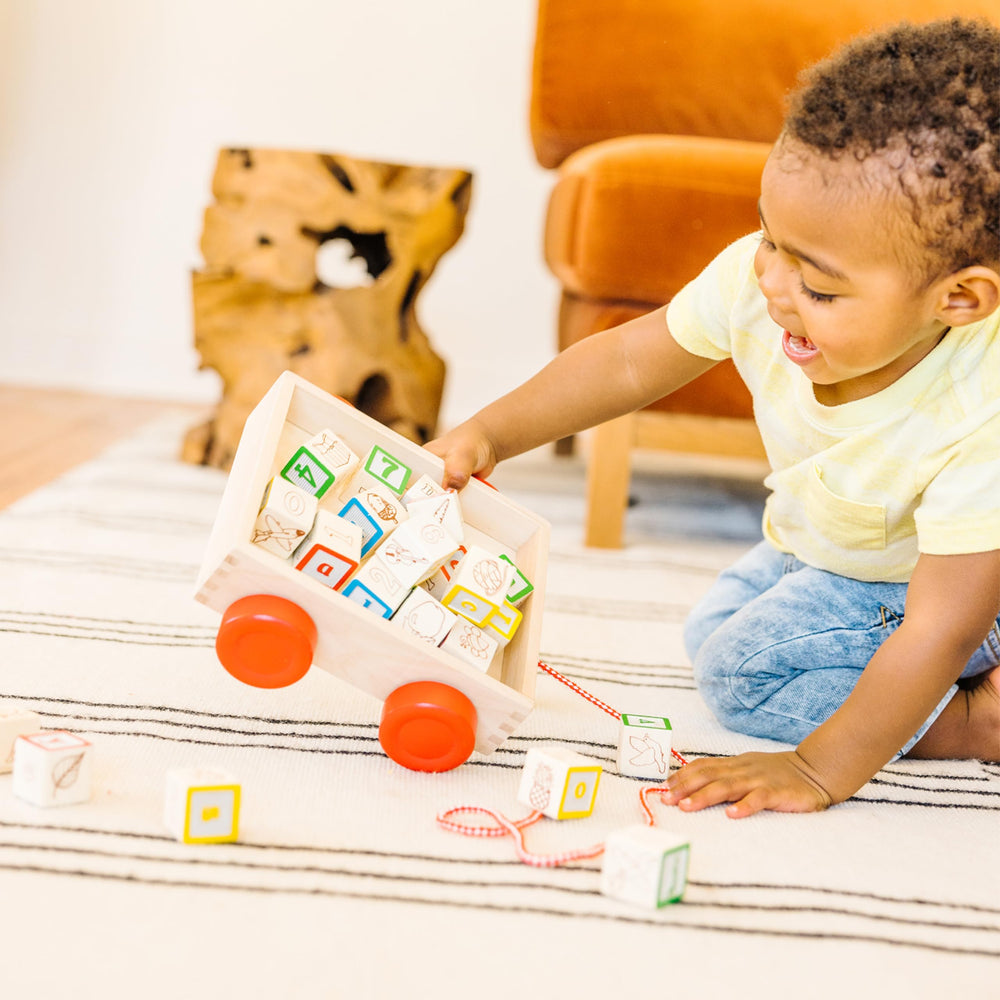 Cart features a pull rope for portable exploration around the house