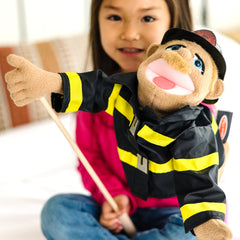 Melissa & Doug Rescue Puppet on-duty duo sparks storytelling about safety and teamwork.
