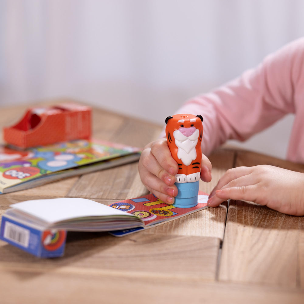Melissa & Doug stickers are easy to remove when needed.