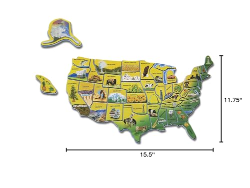 Melissa & Doug USA Map makes a great gift for curious kids who love maps.