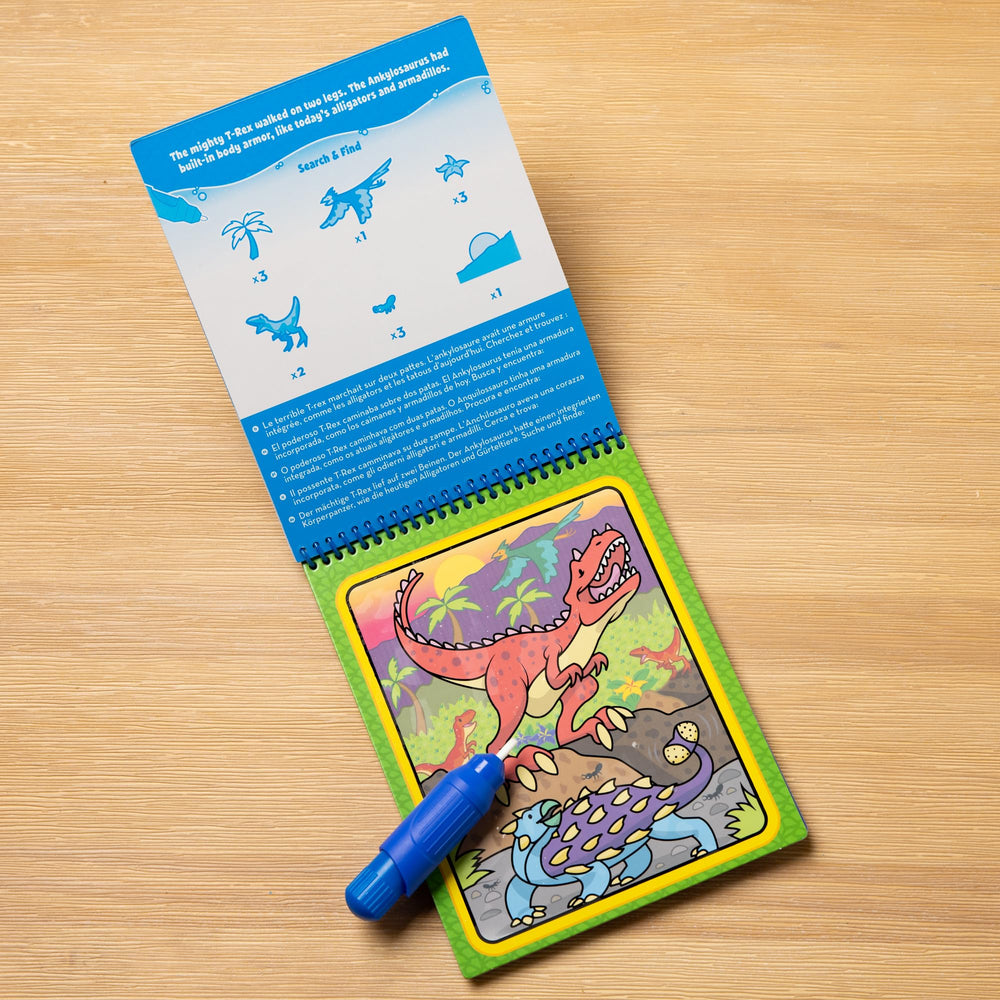 Melissa & Doug chunky refillable water pen close-up for easy grip benefit