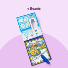 Search-and-find dinosaur page from Melissa & Doug encouraging observation skills benefit