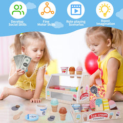 Colorful popsicles spark color recognition during Melofaver pretend play.
