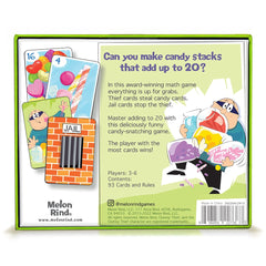 Melon Rind Clumsy Thief 93-colorful cards support engaging math lessons at home