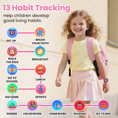 Melontti pink gift-ready smartwatch ideal for birthdays and holidays.