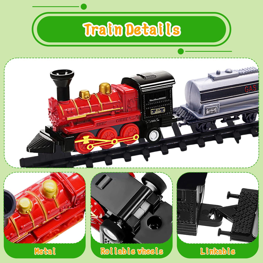 MEMOVAN railway track cake decor enhances themed dessert with tiny rail details.