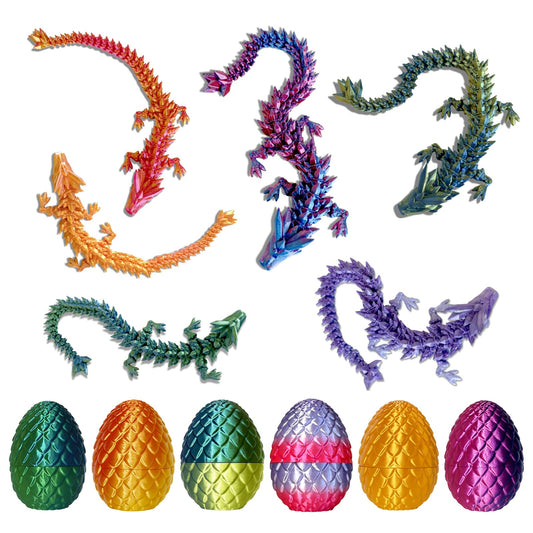 Menethil dragon eggs 6-pack exterior shell for stylish desk decor and display